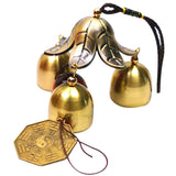 Wind Chimes Antirust Bell Outdoor Living Wind Chimes Yard Garden Copper Outdoor Decorations Birthday Gifts Hanging Decoration