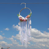 Wedding Dream Catcher Creative Decorative Flower Wind Chime Wall Hanging Dreamcatcher Balcony Home Party