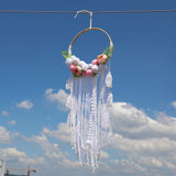 Wedding Dream Catcher Creative Decorative Flower Wind Chime Wall Hanging Dreamcatcher Balcony Home Party